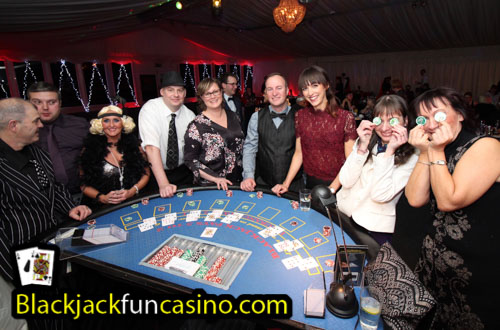 Fun at the blackjack table